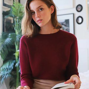 Super Luxe Baby Cashmere Crewneck Sweater